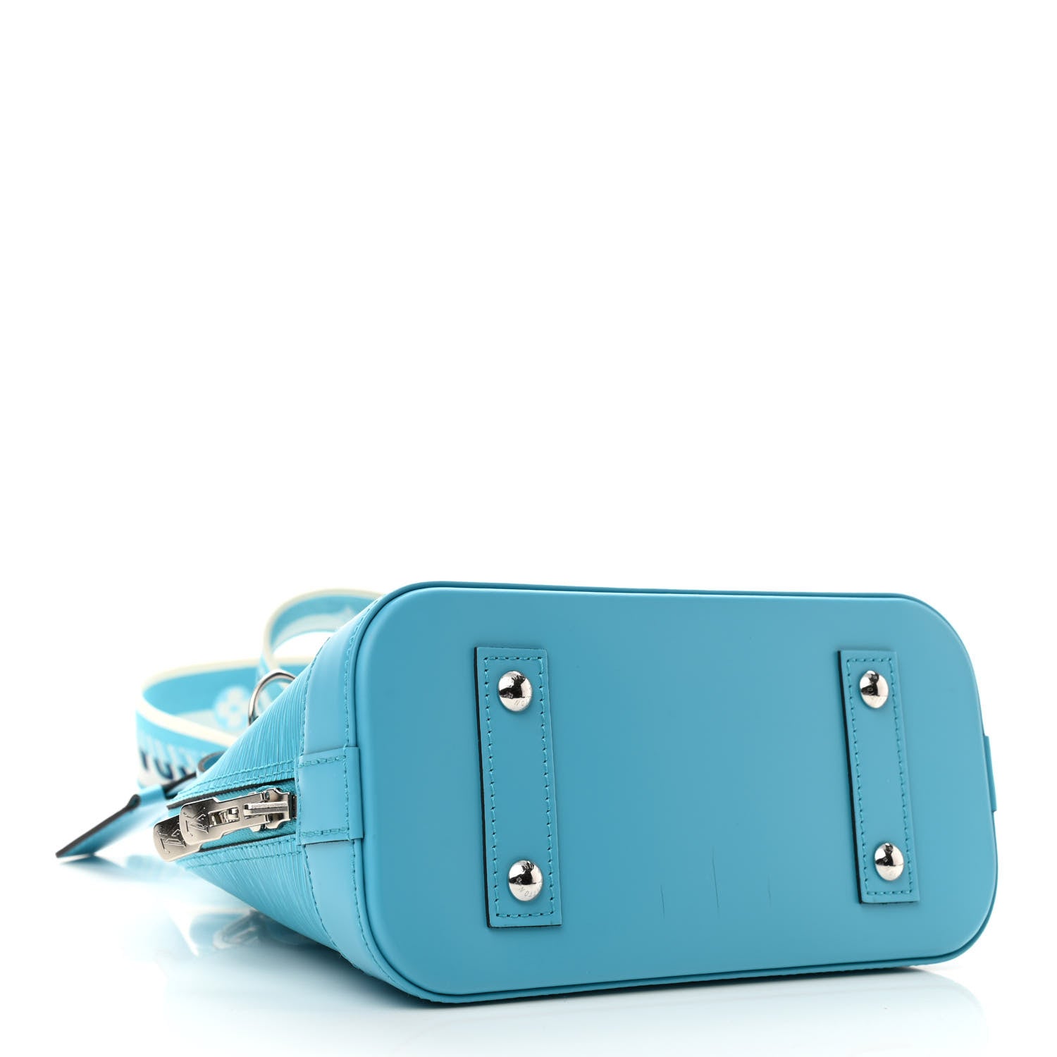 Louis Vuitton Epi Jacquard Alma BB Turquoise 3 of 8