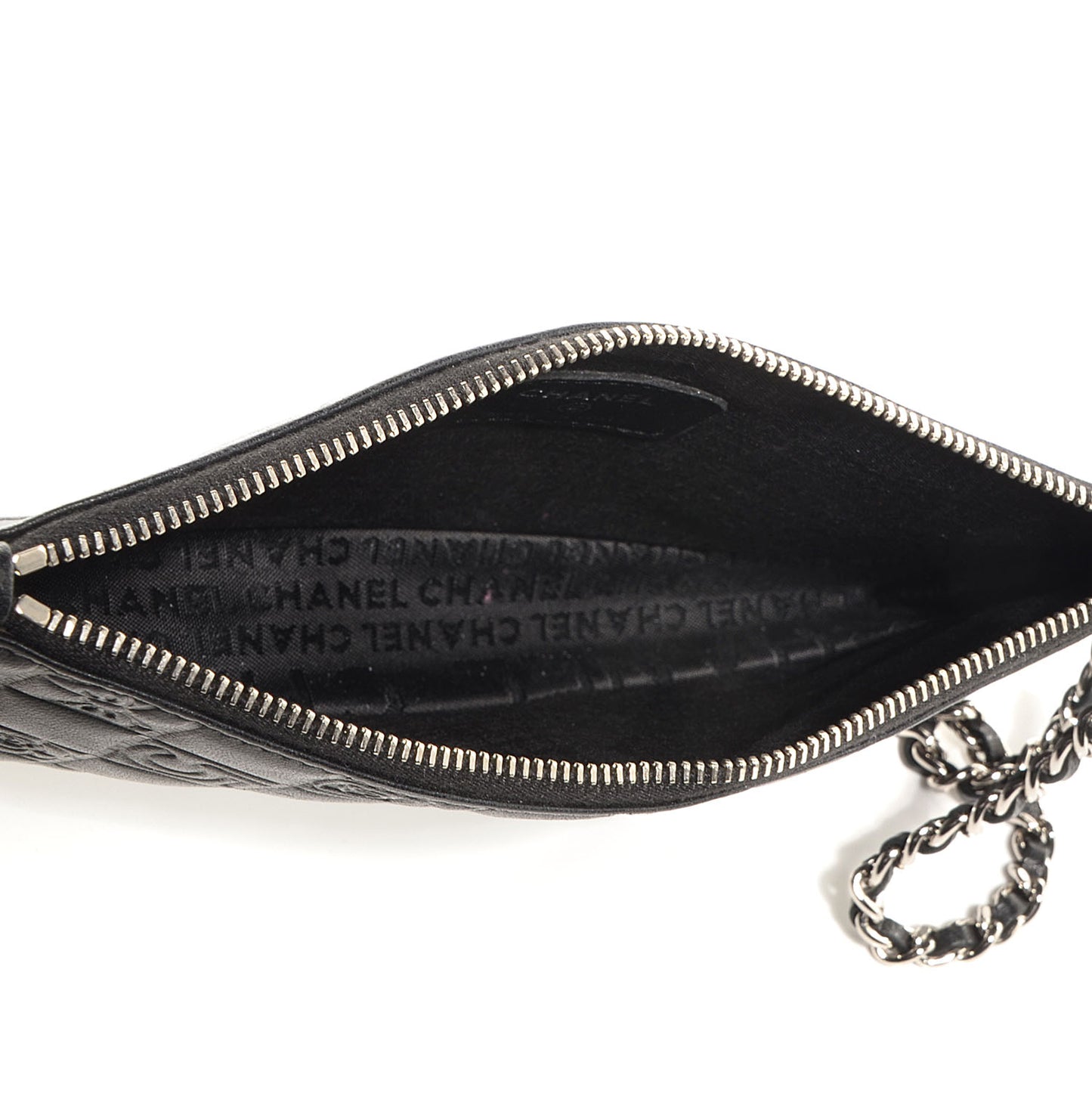 Lambskin Precious Symbols Pochette Black