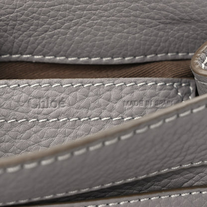 Chloe Grained Calfskin Small Marcie Saddle Bag Cashmere Grey 6 of 9
