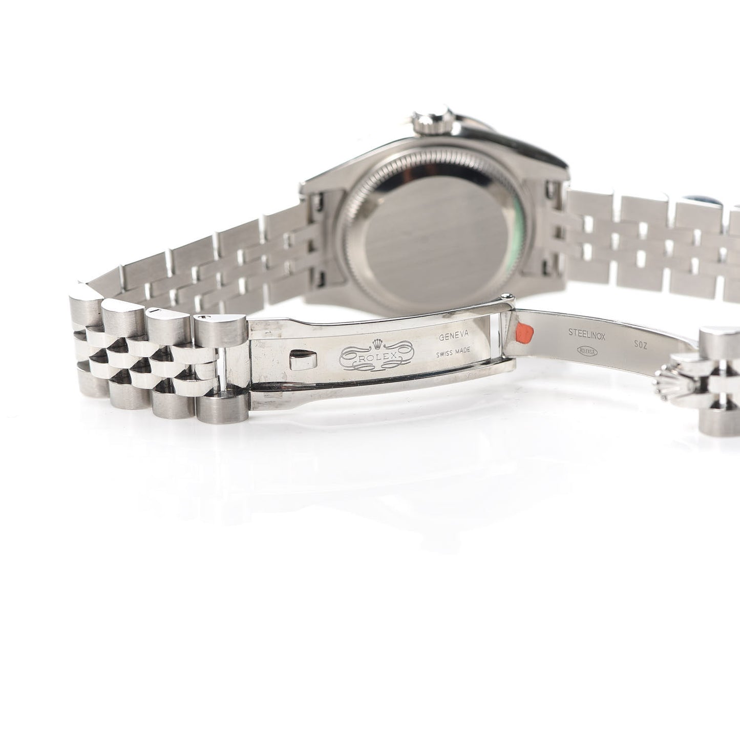 Stainless Steel 18K White Gold Diamond Mother of Pearl 26mm Oyster Perpetual Datejust Watch 179384