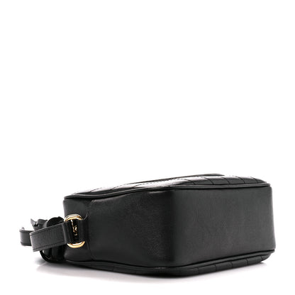 Gucci Sakai Be Green Calfskin Diagonal Stitched Small Blondie Shoulder Bag Black 4 of 11