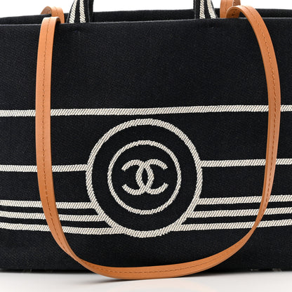 Chanel Denim Large Shopping Tote Blue 9 of 11