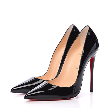 Christian Louboutin Patent So Kate 120 Pumps 38.5 Black 3 of 9