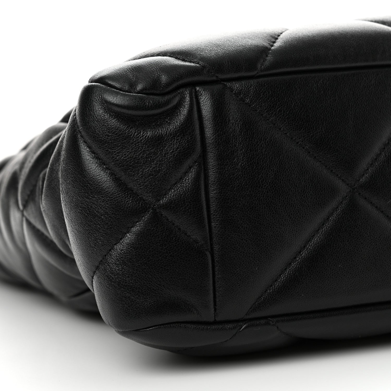 Chanel Lambskin Quilted Chanel 19 Shopping Bag Black 9 of 10