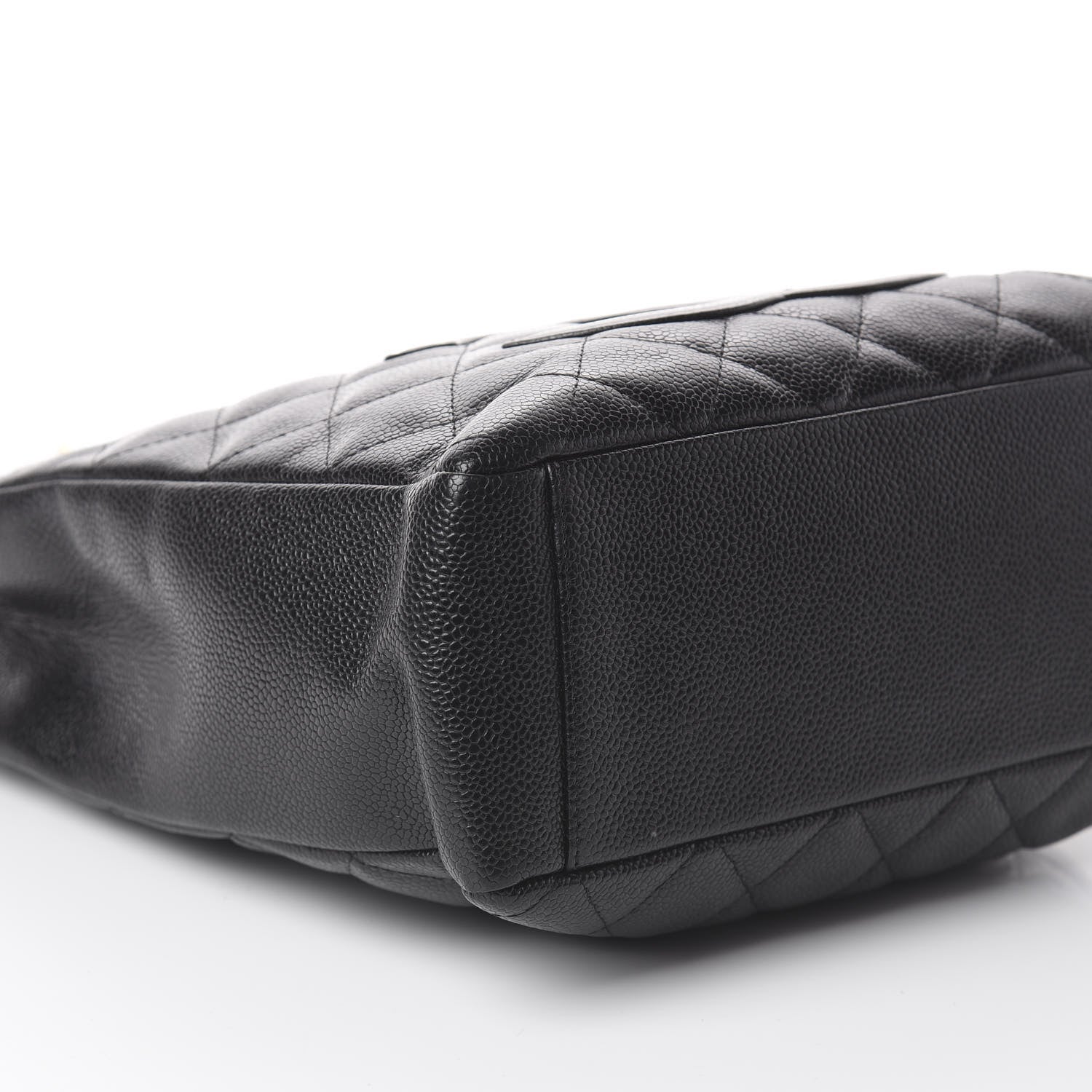 Chanel Caviar Quilted Petit Shopping Tote PST Black 8 of 9