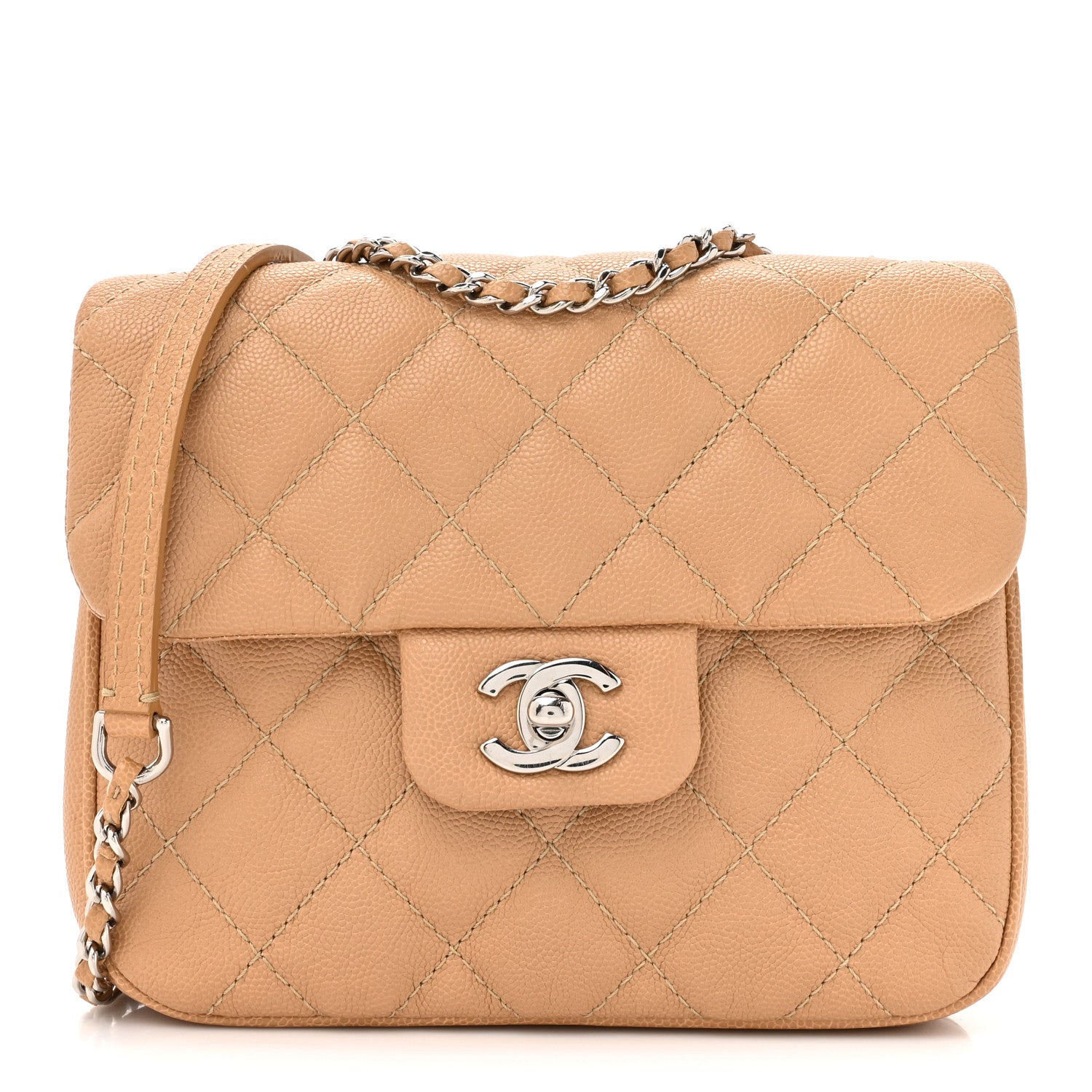 Chanel Caviar Quilted Small Urban Companion Flap Beige 1 of 13
