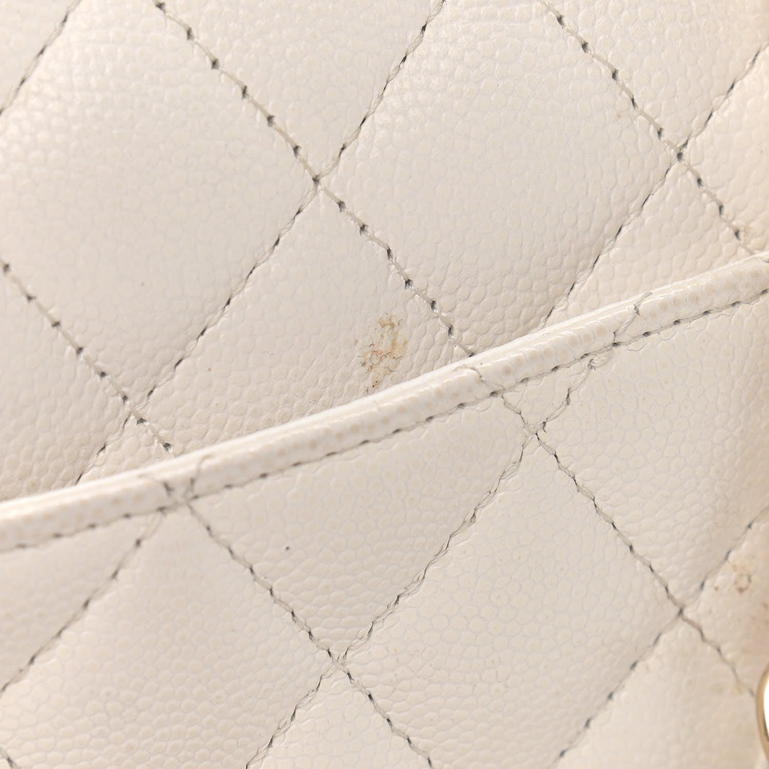 Chanel Caviar Quilted Small Double Flap White 12 of 16