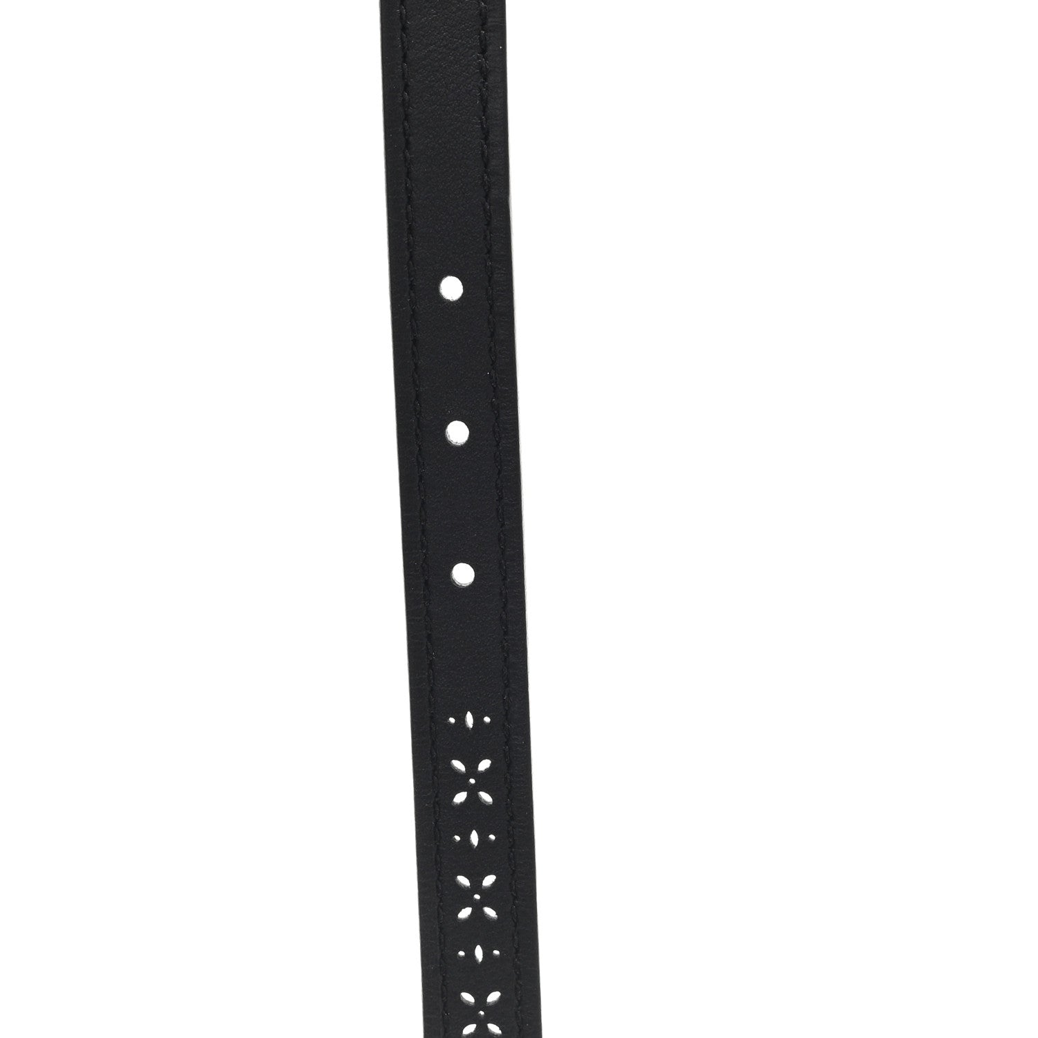 Hermes Epsom Swift Perforated 24mm Mors H Belt 70 28 Black Bleu Saphir 4 of 5