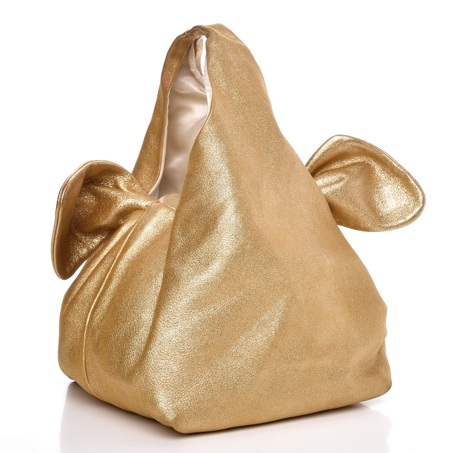 Chanel Metallic Lambskin Knot Hobo Gold 3 of 7