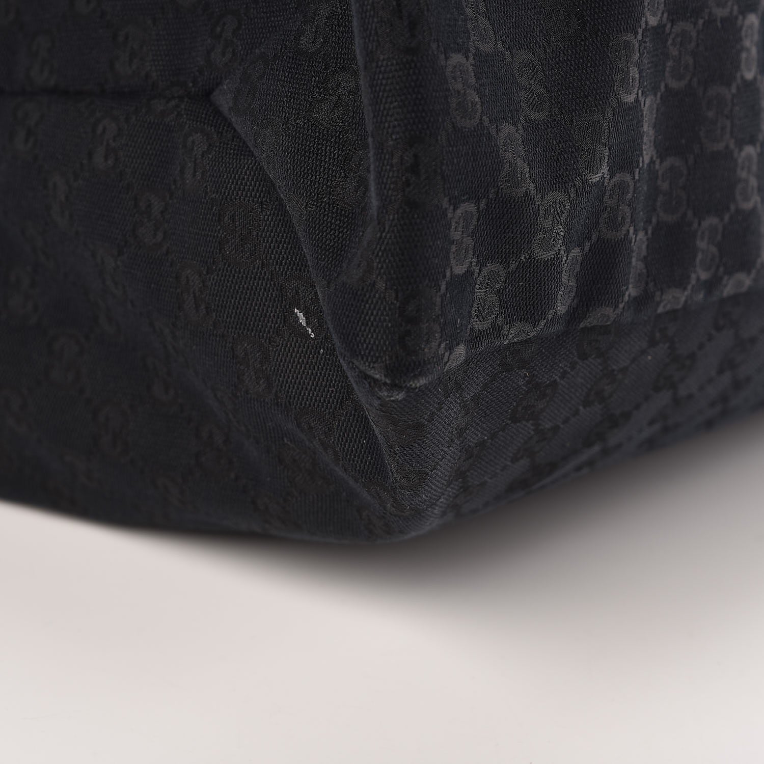 Gucci Monogram Large Horsebit Chain Hobo Black 12 of 13