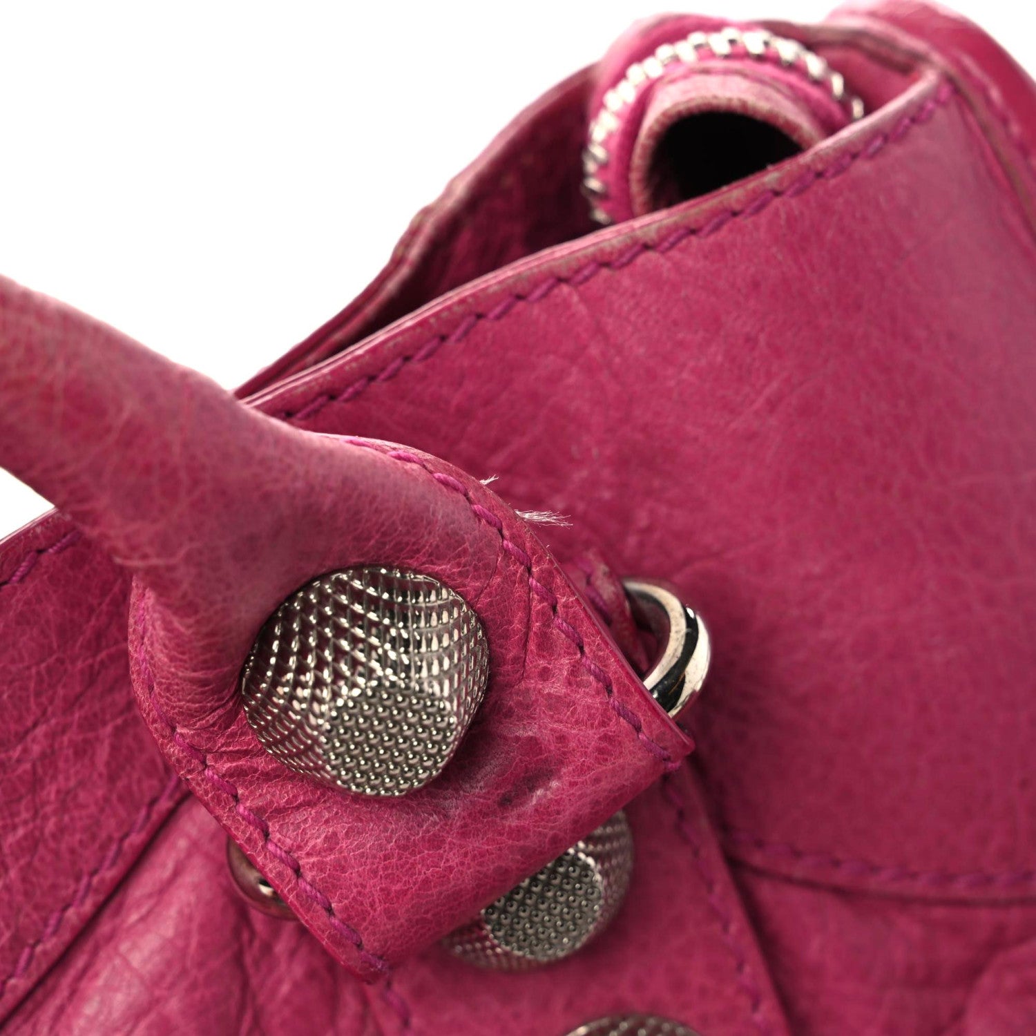 Balenciaga Agneau Giant 21 Silver Hardware City Cyclamen Fucsia 13 of 36