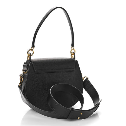 Chloe Grained Calfskin Large Tess Bag Black 3 of 9