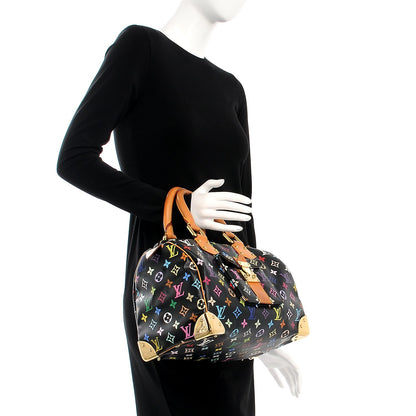 Louis Vuitton Monogram Multicolor Speedy 30 Black 2 of 16