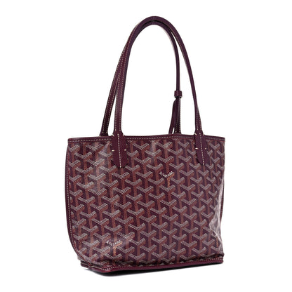 Goyard Goyardine Reversible Mini Anjou Burgundy 2 of 18