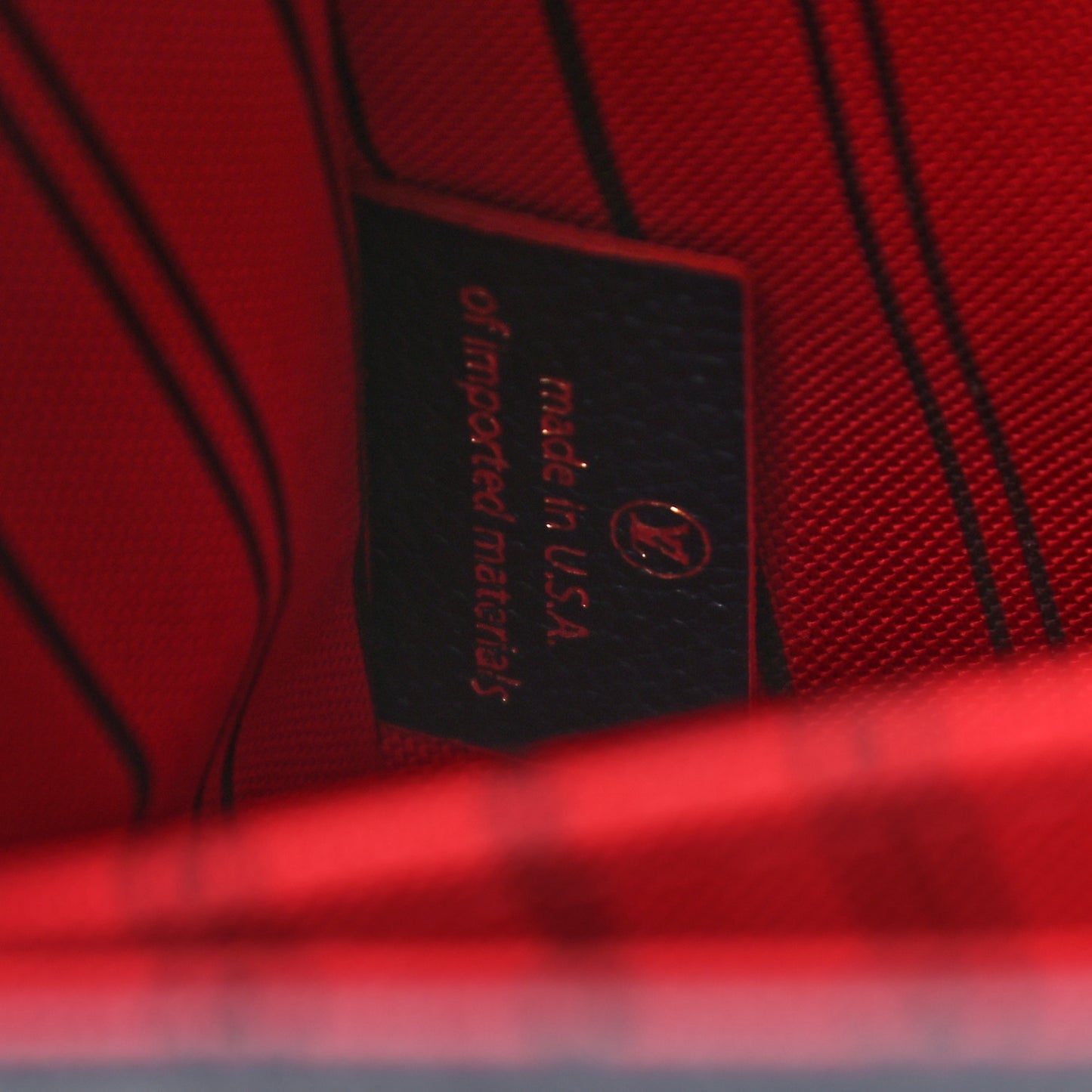 Empreinte Pochette Metis Marine Rouge