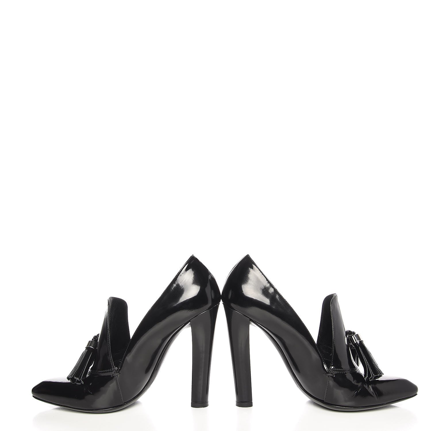 Alexander Wang Patent Anais Tassel Loafer Pump 40 Black 10 of 11