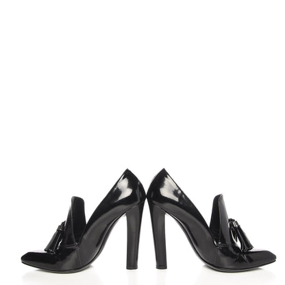 Alexander Wang Patent Anais Tassel Loafer Pump 40 Black 10 of 11
