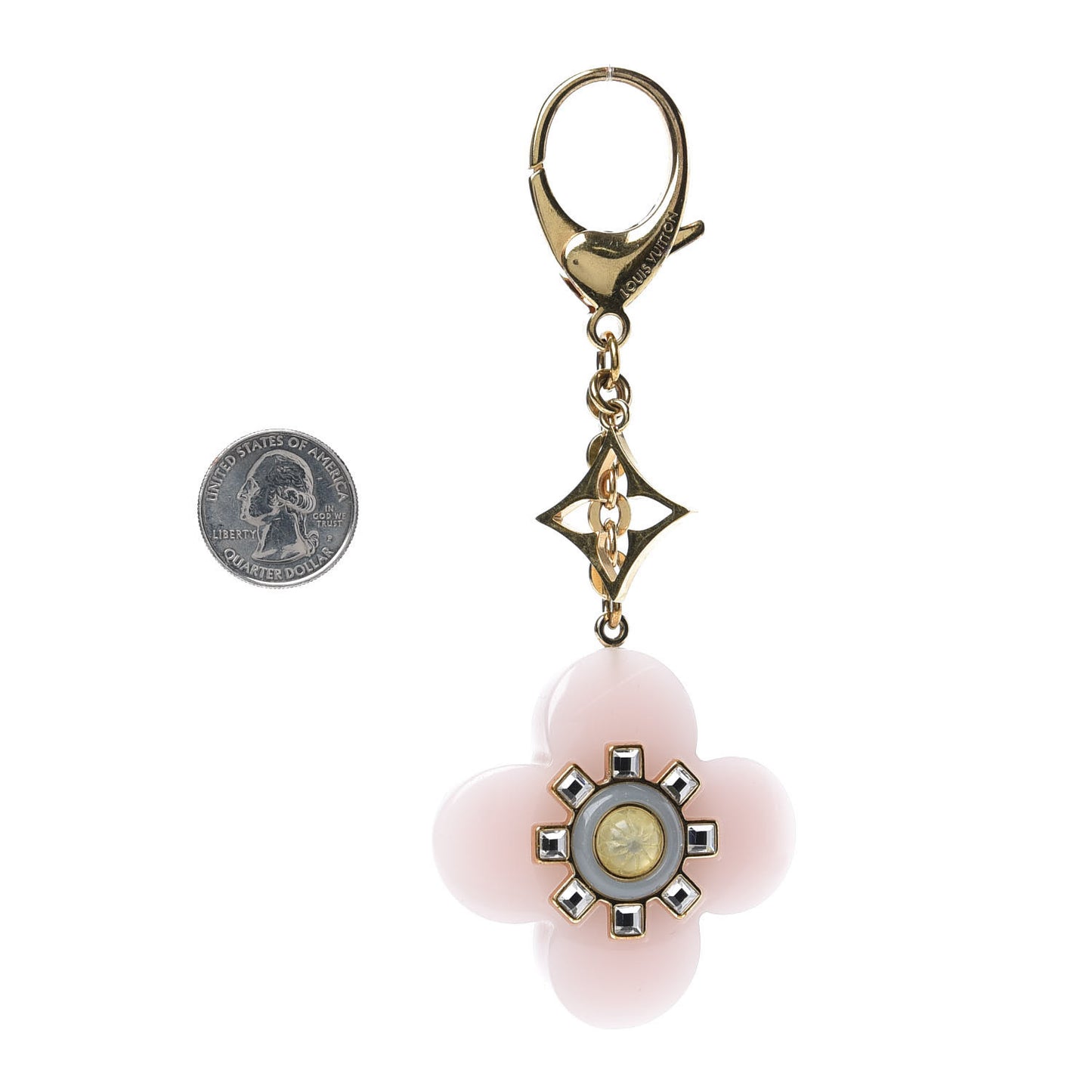 Fleur d'Etoile Bag Charm Rose
