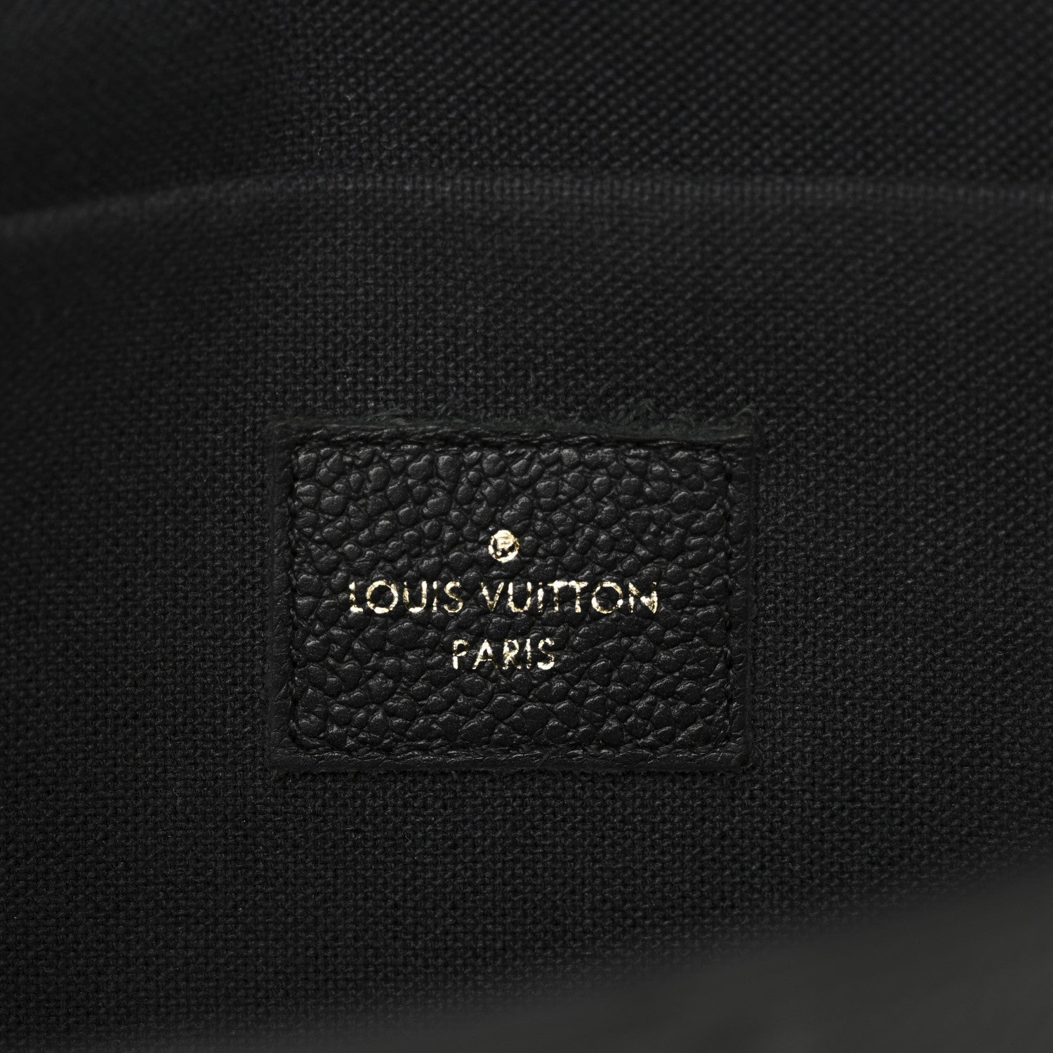 Louis Vuitton Empreinte Pochette Felicie Chain Wallet Black 6 of 10