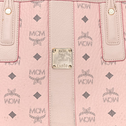 MCM Visetos Medium Liz Reversible Shopper Tote Soft Pink 10 of 22
