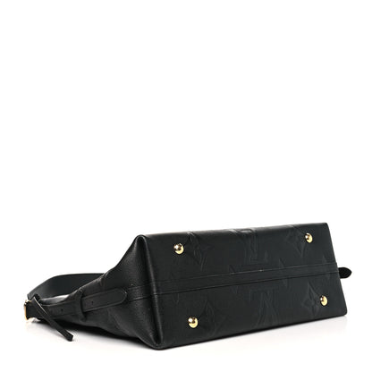 Louis Vuitton Empreinte Monogram Giant CarryAll MM Black 5 of 9