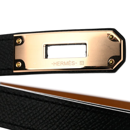 Hermes Epsom Kelly Belt Black 6 of 7