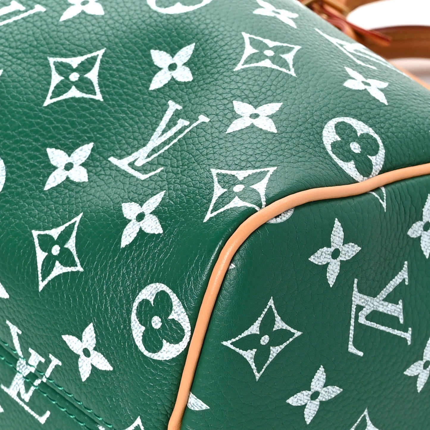 Calfskin Monogram Speedy P9 Bandouliere 25 Green