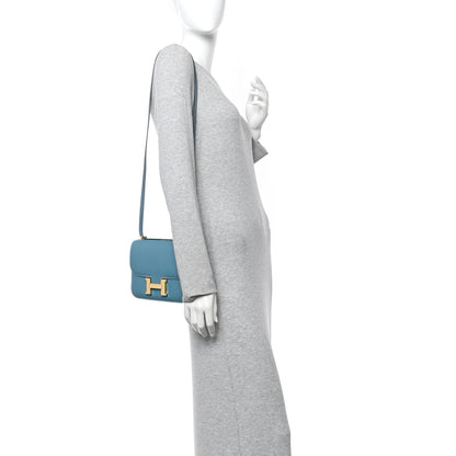 Hermes Epsom Constance 18 New Blue Jean 2 of 11