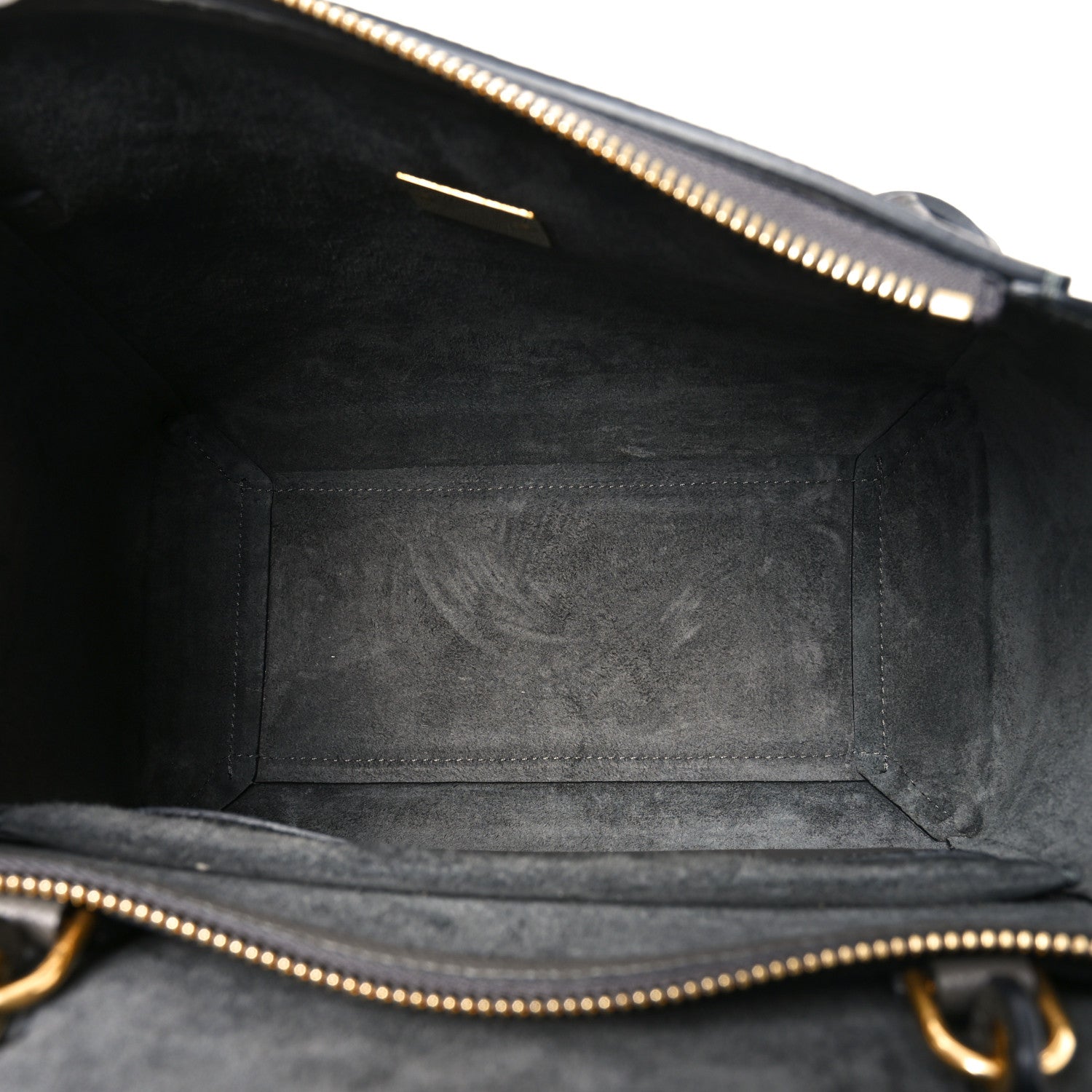 Celine Grained Calfskin Micro Belt Bag Grey 5 of 9