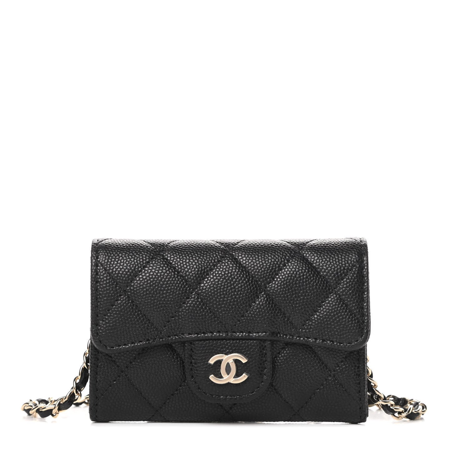 Caviar Quilted Belt Bag Black