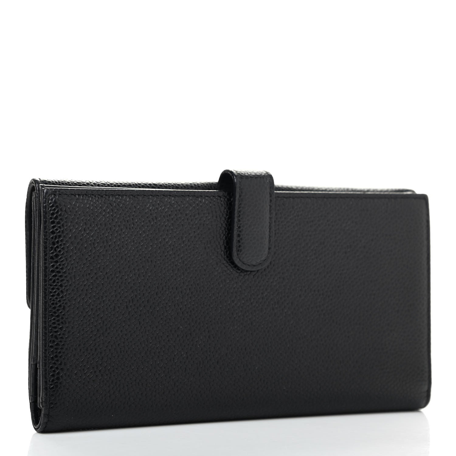 Chanel Caviar Timeless CC French Long Wallet Black 2 of 4