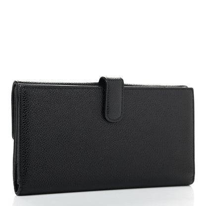 Chanel Caviar Timeless CC French Long Wallet Black 2 of 4