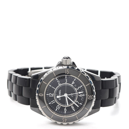 Chanel Stainless Steel Ceramic 33mm J12 Quartz Watch Black 2 of 6