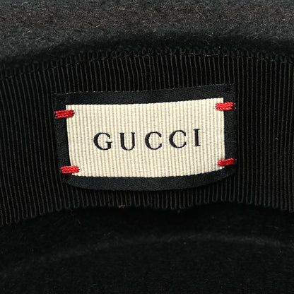 Gucci Felt Dame Hat L Black 7 of 8