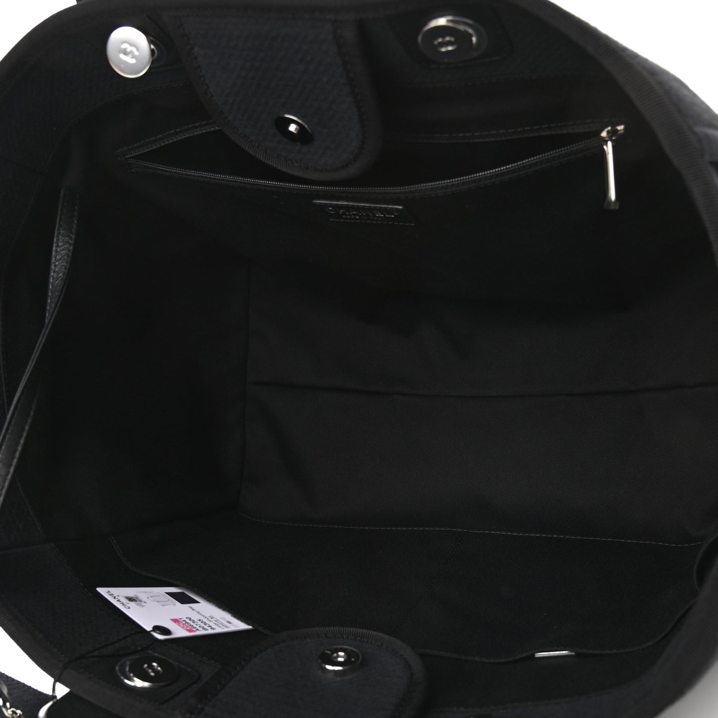 Mixed Fibers Medium Deauville Tote Black