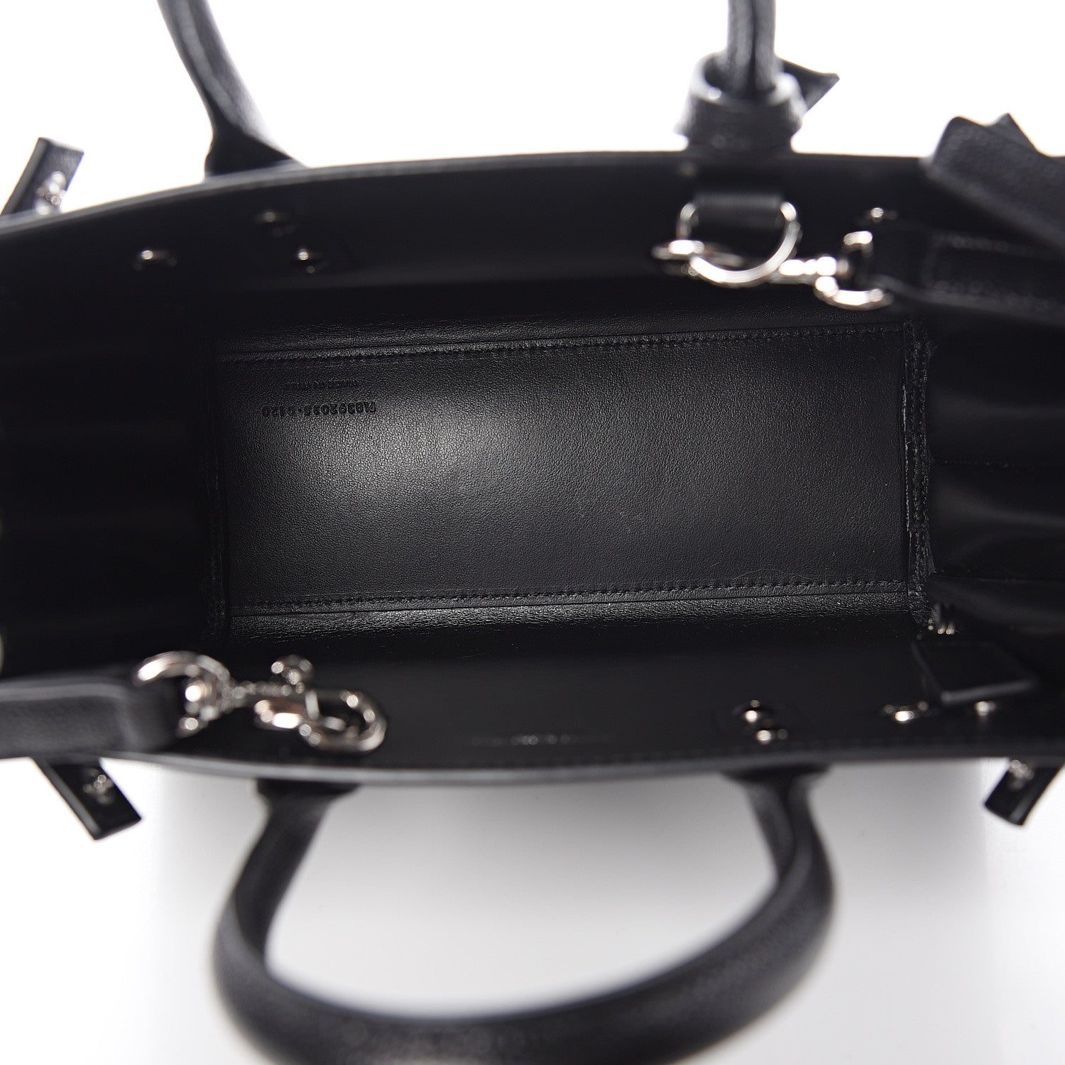 Saint Laurent Grained Calfskin Nano Sac De Jour Black 5 of 11