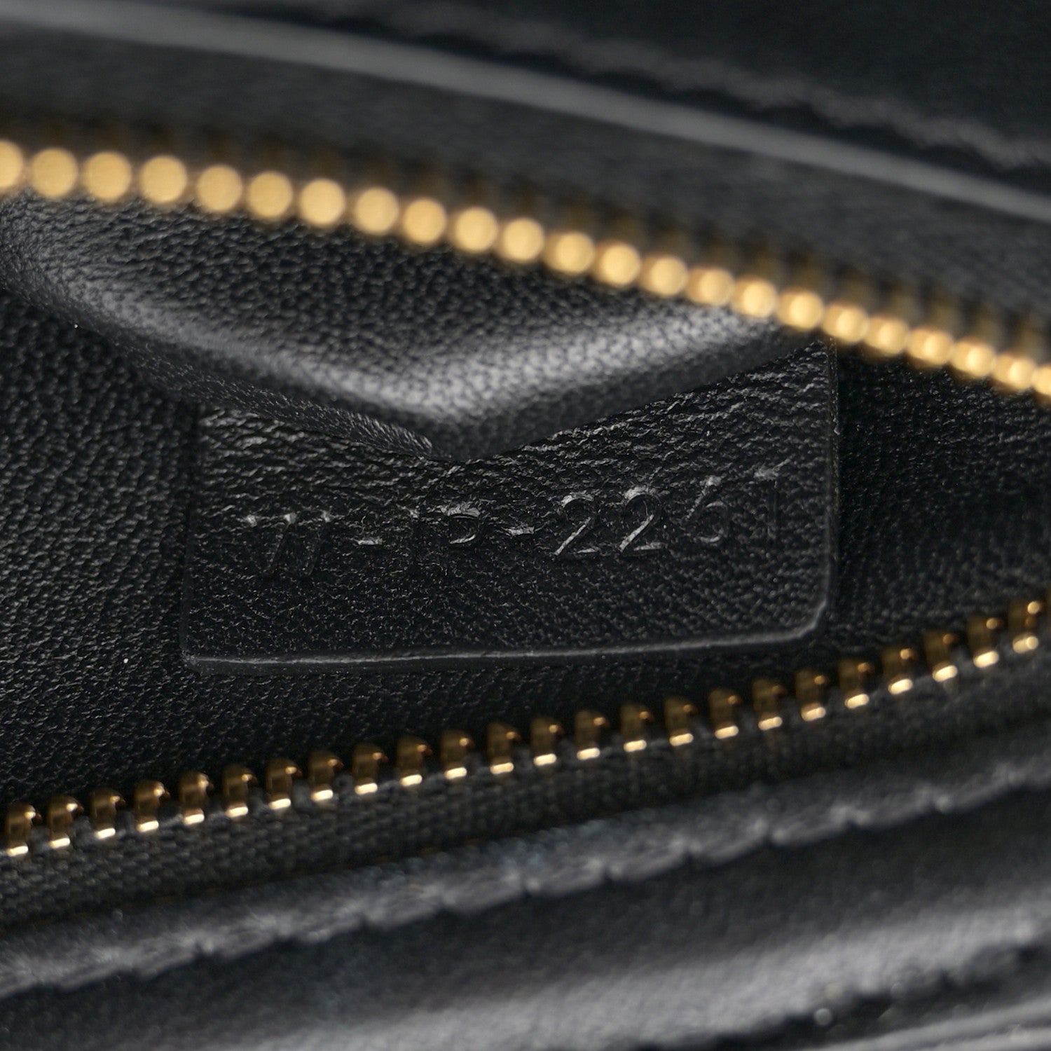 Celine Shiny Calfskin Medium Triomphe Black 8 of 15