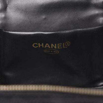 Chanel Caviar Vanity Cosmetic Case Black 6 of 10