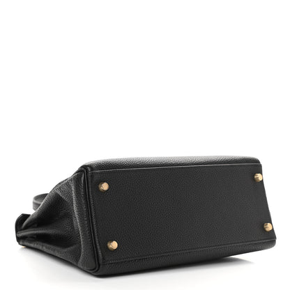 Hermes Togo Kelly Retourne 28 Black 4 of 13