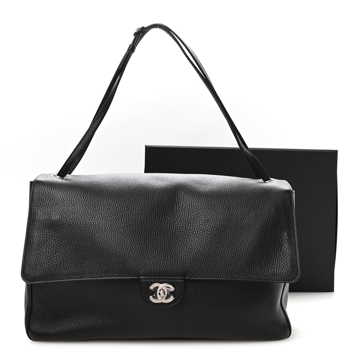 Chanel Grained Calfskin Souplissimo Maxi Flap Black 11 of 11