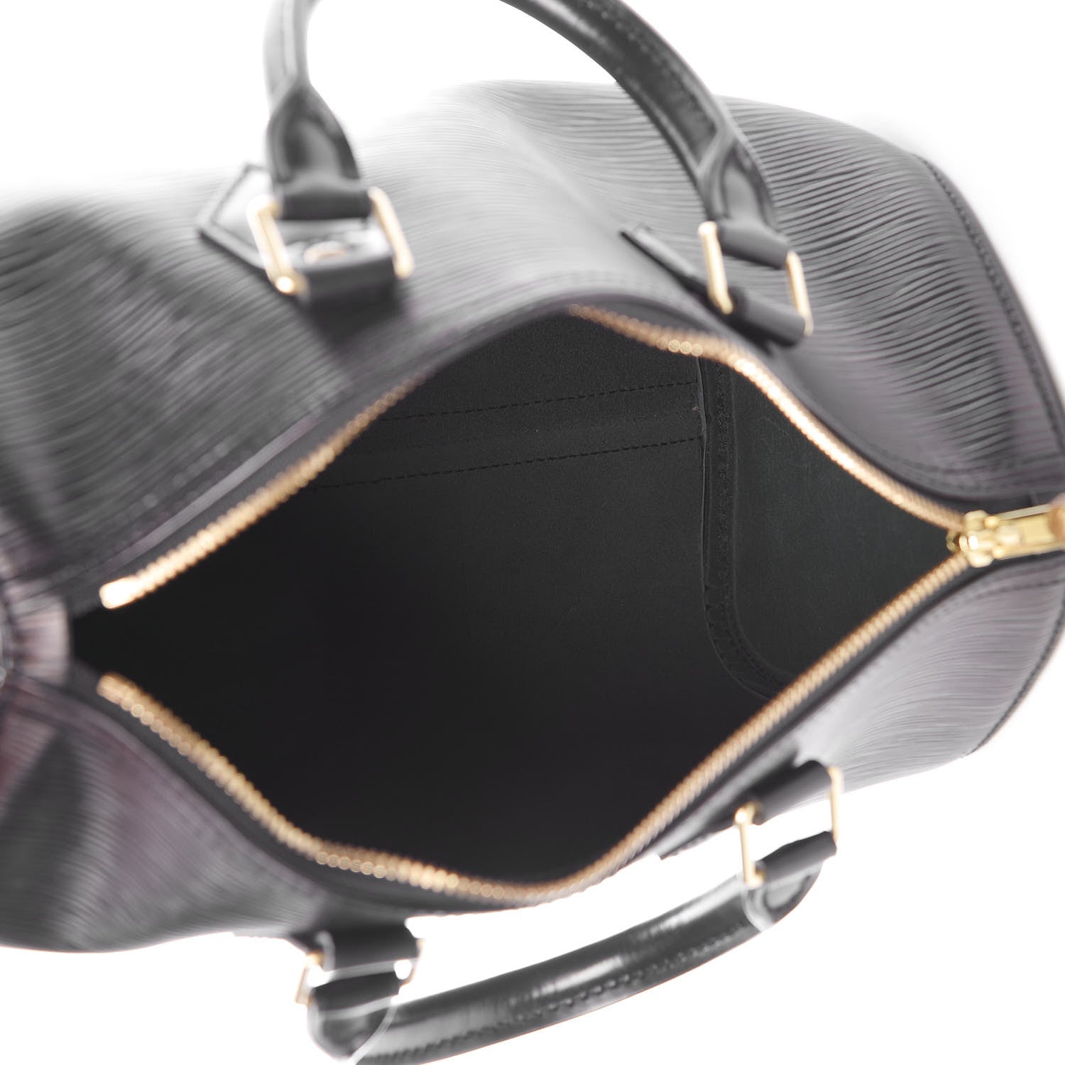 Louis Vuitton Epi Speedy 25 Black 5 of 10
