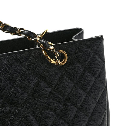 Chanel Caviar Quilted Grand Shopping Tote GST Black 15 of 15