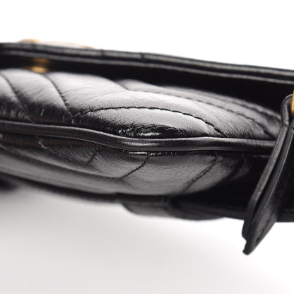 Gucci Calfskin Matelasse GG Marmont 2.0 Multi Belt Bag 85 34 Black 12 of 15
