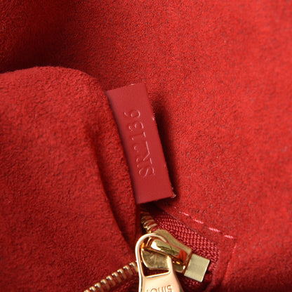 Louis Vuitton Damier Ebene Caissa Hobo Cherry 6 of 7