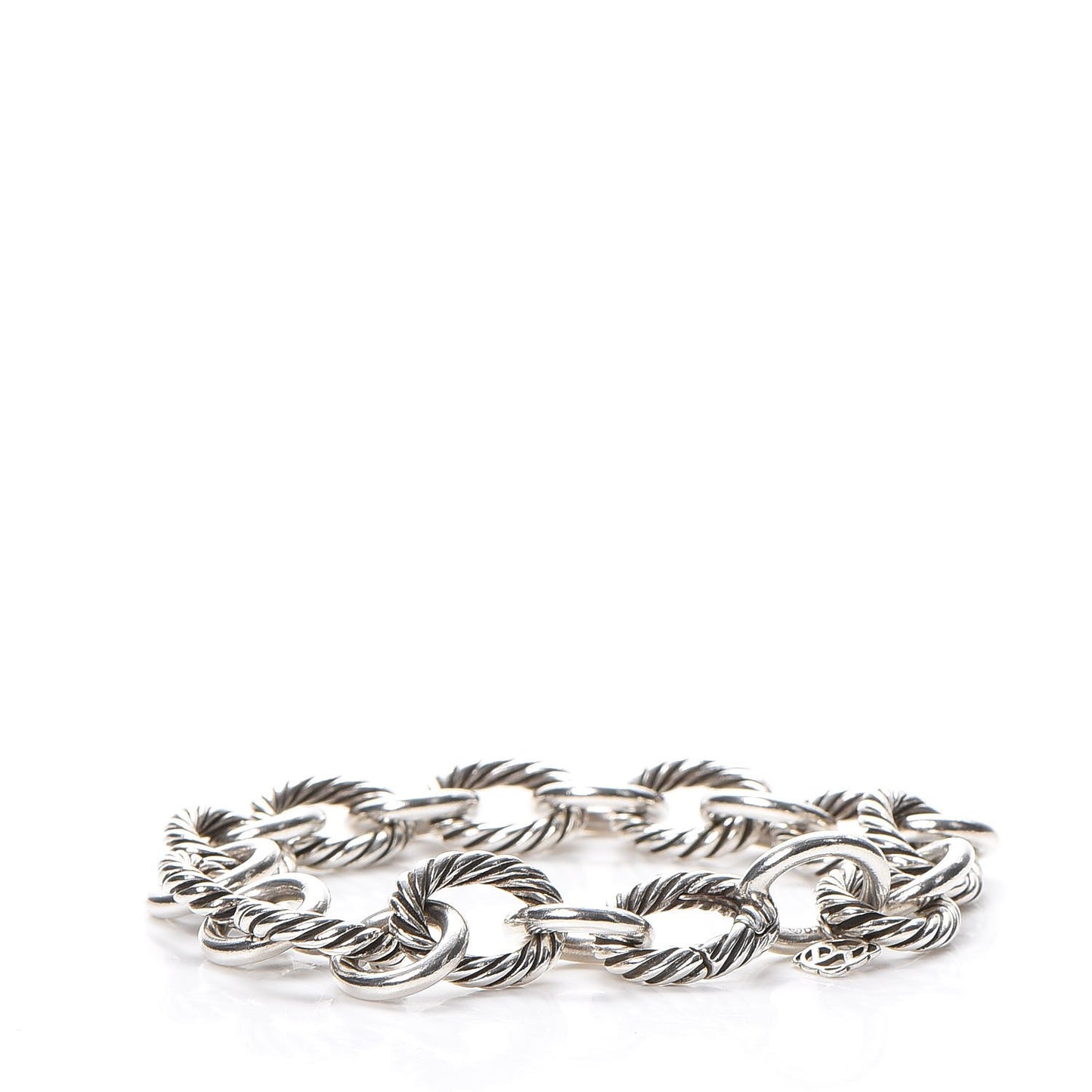 Sterling Silver 12mm Large Oval Link Bracelet
