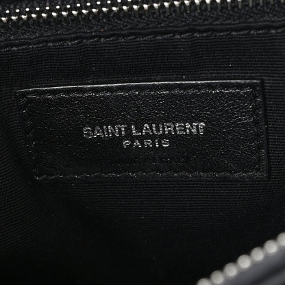 Saint Laurent Calfskin Y Quilted Monogram Large Loulou Chain Satchel Black 6 of 12