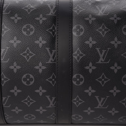 Louis Vuitton Monogram Eclipse Keepall Bandouliere 45 11 of 11