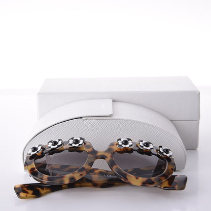 Prada Flower Poeme Sunglasses SPR26P Tortoise 8 of 8