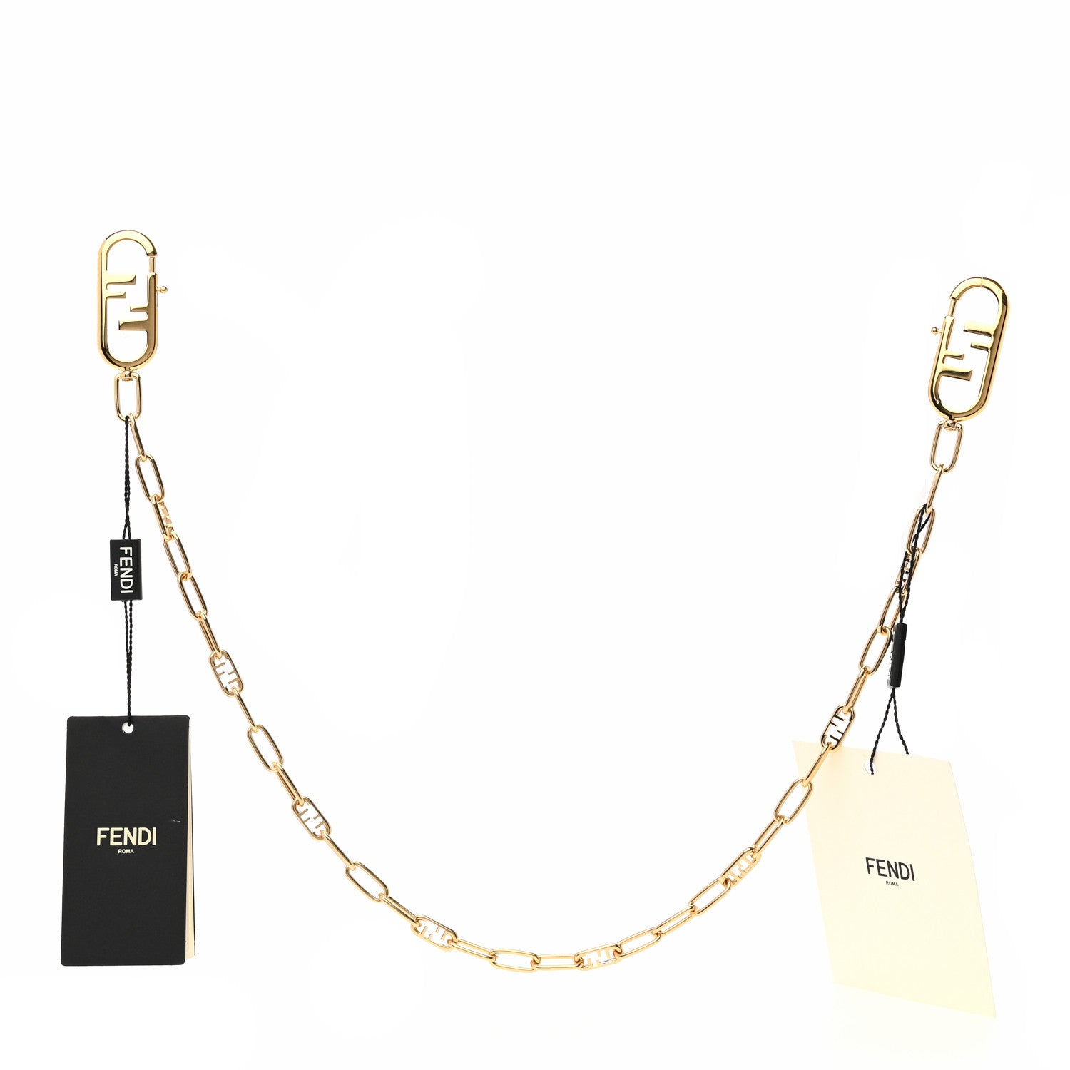 Fendi Metal O'Lock Strap You Gold 3 of 6