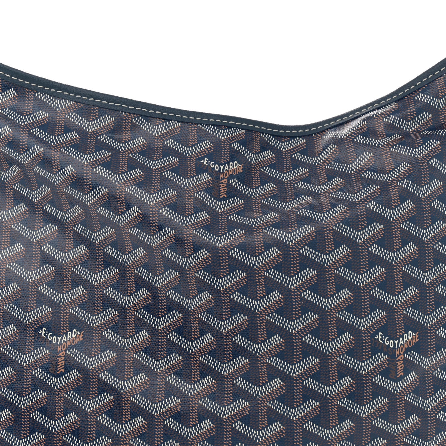 Goyard Goyardine Boheme Hobo Navy Blue 9 of 11